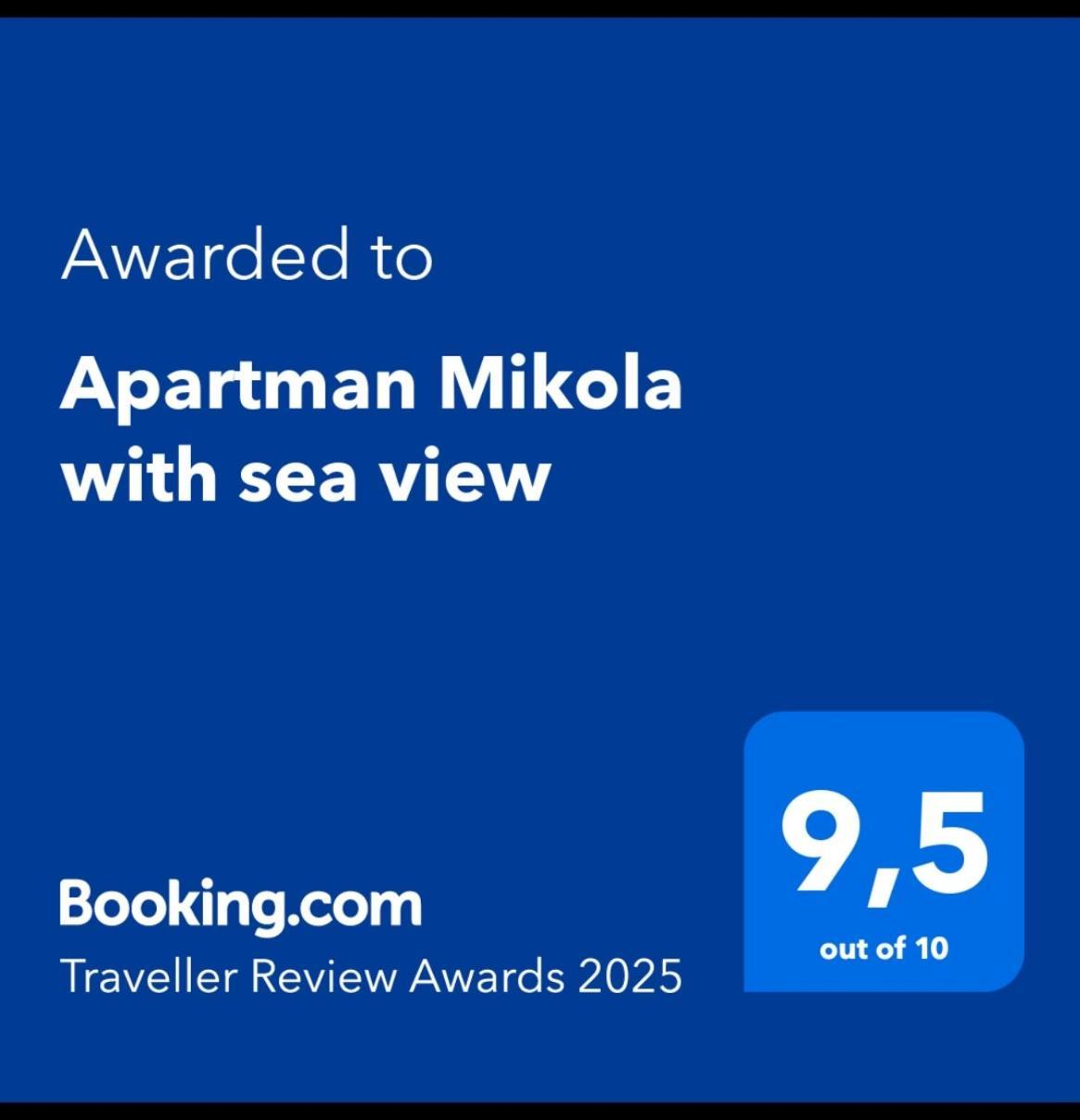 Apartman Mikola with sea view Trogir Bagian luar foto